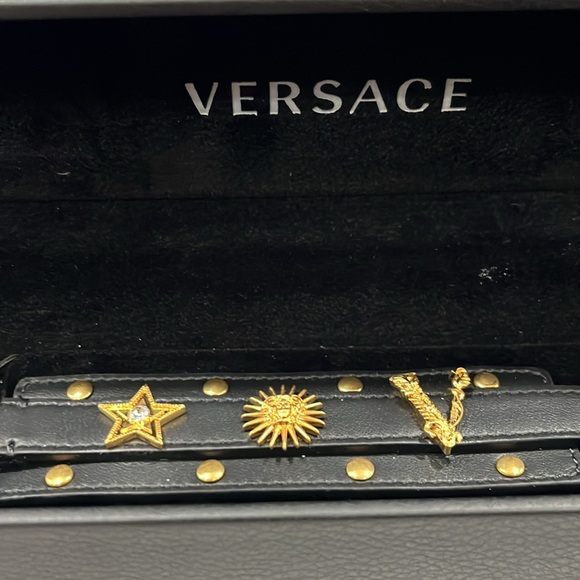 Versace Jewelry - VERSACE MEDUSA LEATHER BRACELET BRAND NEW EXQUISITE